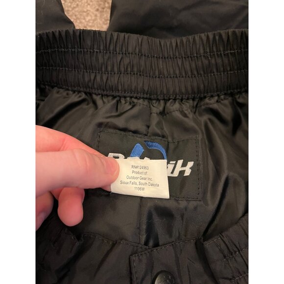 Rawik Black Snow Pants Insulated Waterproof Elastic Waist Adjustable Size S - Picture 7 of 7